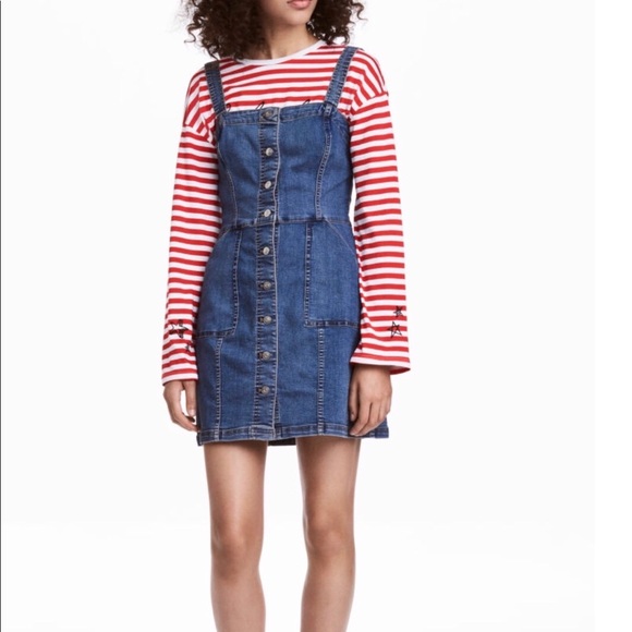 jean dress h&m